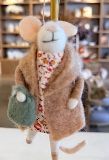 Country Callie Mouse Ornament