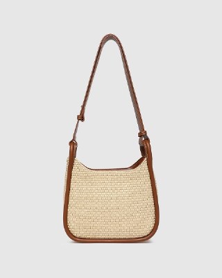 Clare Shoulder Purse Tan