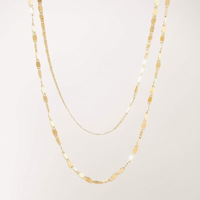 Cleo Layered Necklace Gold
