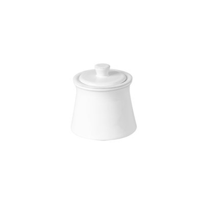Sugar Bowl With Lid White