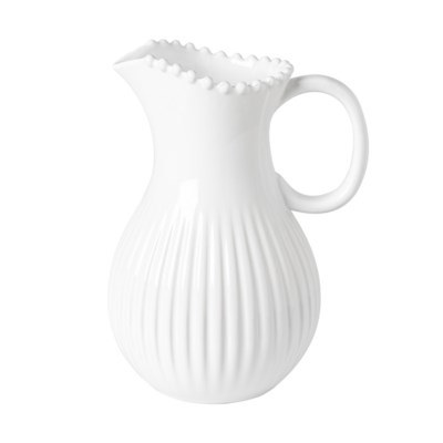Nova Pearl White Pitcher