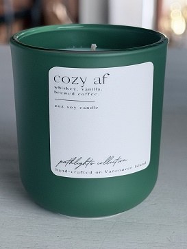 Cozy Af Candle Mini Olive