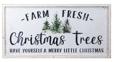 Farm Fresh Xmas Tree Sign