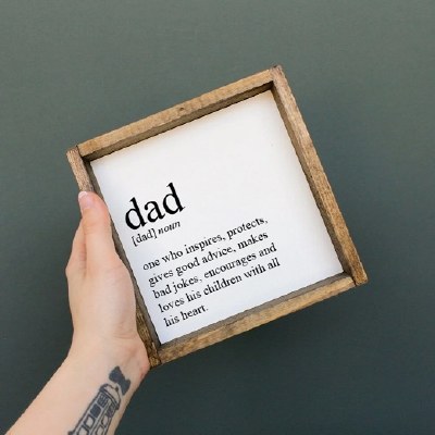 Dad Definition Sign