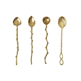 Brass Shaped Spoon 1ct