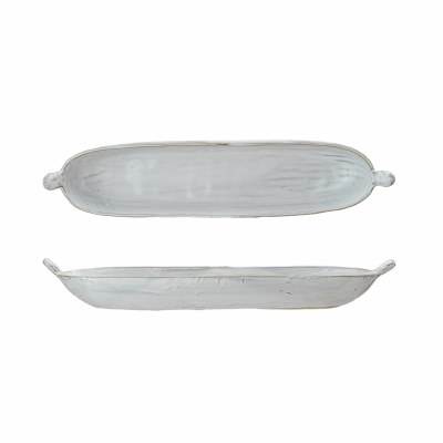 Stoneware Dish Oval 1ct