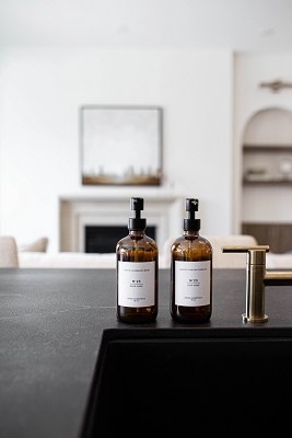 Hand Soap Bottle Amber 1pc