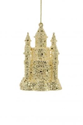 Castle Gold Ornament
