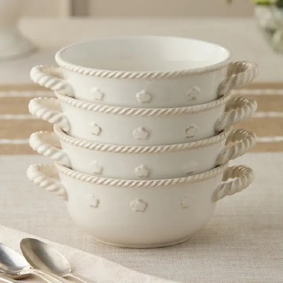Heritage Soup Crock Linen 1ct