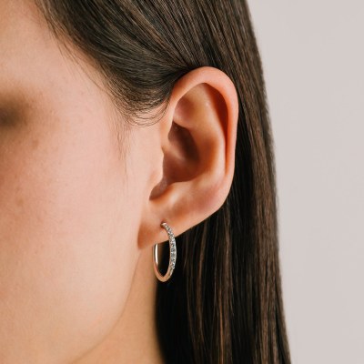 Evie Earrings Silver 20mm