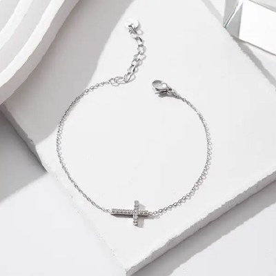 Cross Bracelet Silver Wp