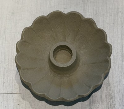 Flower Candle Holder Beige