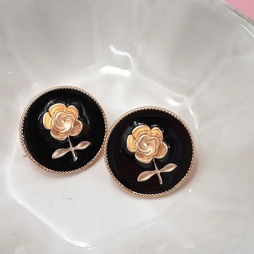Rose Flower Earrings