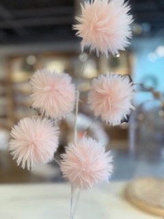Spray Pink Fluff Balls