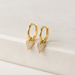 Flutter Heart Drop Earrings G