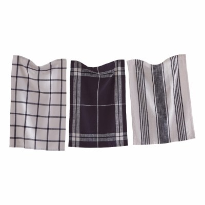 Tea Towel Black/natural 1ct