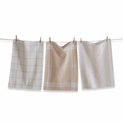 Tea Towel Blush/wht 1ct Blush