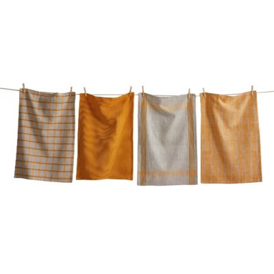 Tea Towel Linen Canyon Ocre