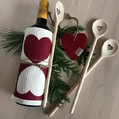 Wooden Heart Spoon Large 1ct