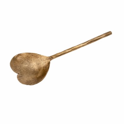 Heart Spoon Gold Forged 1ct