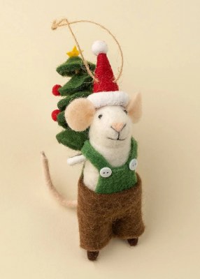 Mouse Ornament Tree Topping To