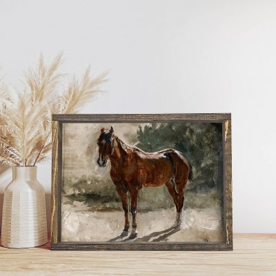 Vintage Horse Sign Sm