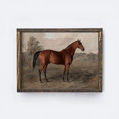 Vintage Horse Sign Large
