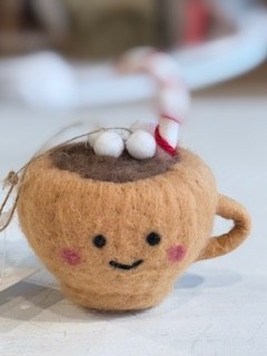 Hot Cocoa Stuffy Ornament