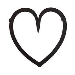 Heart Trivet Iron