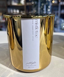 Mistletoe Candle Gold 2oz