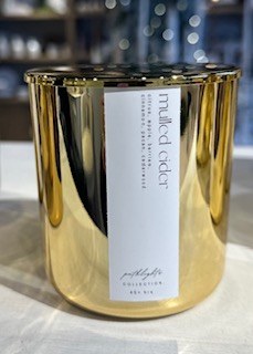 Mulled Cider Candle Gold 2oz