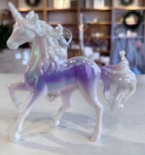 Unicorn Purple Ornament