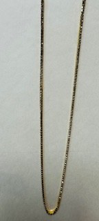 Tennis Necklace Gold/clear