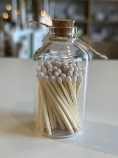 Matches In Jar White