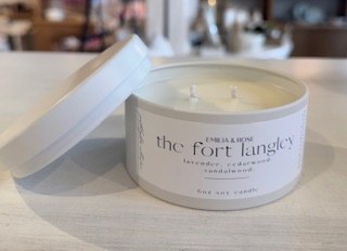 Candle 6oz Fort Candle White