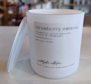 Candle 8oz Straw Mimosa Aura