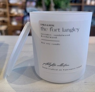 Candle The Fort Langley White