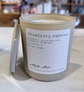 Candle 8oz Straw Mimosa Aura