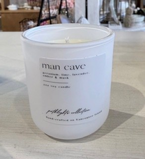 Candle 2oz Man Cave Aura White