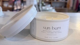 Candle Sun Bum 6oz White