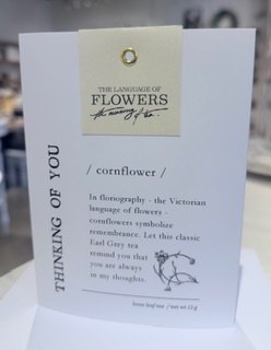 Floria Tea Card Thinking You