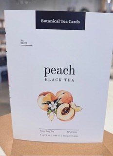 Floria Tea Card Peach