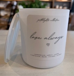 Candle Love Always White