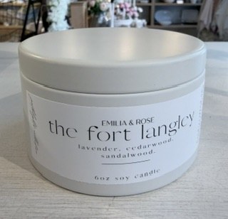 Candle 6oz Fort Candle Cream