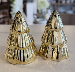 Gold Tree Salt &amp; Pepper Set
