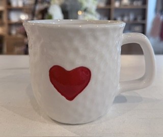 Red Heart Mug