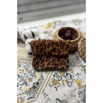 Luce Change Purse Leopard
