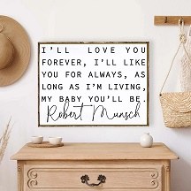 Love You Forever Sign