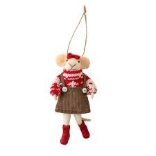 Mouse Ornament Merry Mabel