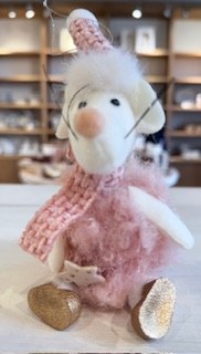 Mice Pink Ornament